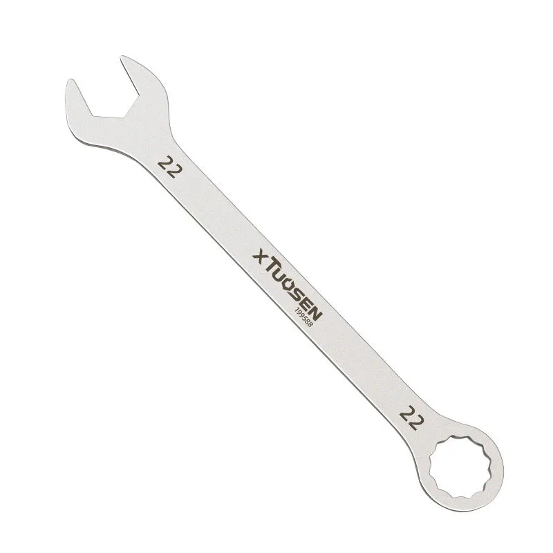 Super Thin Combination Wrench Set – Ultra-Slim Open End & Box End Spanner Kit, Metric Double-Ended Wrenches for Tight Spaces, Plumbing & Automotive Repair